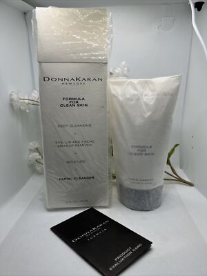 Donna Karan Formula for Clean Skin Makeup Removal Facial Cleanser 5oz Boxed