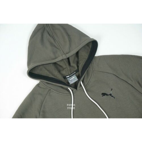 Sudadera con capucha tejida de entrenamiento PUMA GRANDE tren tomillo gráfico - NUEVA con etiquetas - Imagen 4 de 12