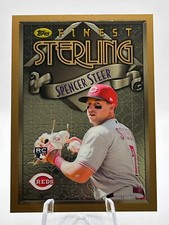 SPENCER STEER 2023 TOPPS FINEST FLASHBACK STERLING ROOKIE RC #85 S6 JT