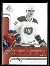 2022-23 SP Game Used 2001-02 Retro Rookies Juraj Slafkovsky 197/999 Montreal