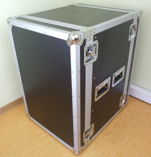 Profi Verstärkerrack PR 2, 16 HE, 47 cm tief Double Door Amprack Flightcase Rack - Picture 2 of 10
