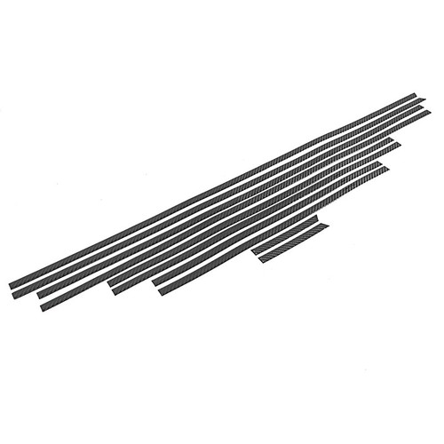 Moldura lateral de fibra de carbono real para Mercedes clase G W463 G500 G63 negra EE. UU. - Imagen 10 de 11