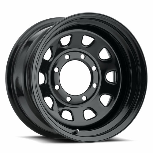 15x8 Vision 84H 5x120.65 ET-19 Gloss Black Wheels (Set of 4)