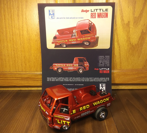 IMC DODGE LITTLE RED WAGON WHEELSTANDER KIT Dealer Sell Sheet Reprint. - Picture 3 of 5