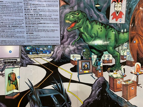 Vintage Wizard Magazine Batman Cataclysm Batcave Double-Sided Poster 17” x 23” - Picture 3 of 7