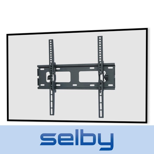 37-75" Inch Slimline Universal Tilt LCD LED TV Wall Mount Bracket Black Selby - Picture 9 of 10
