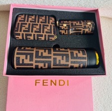 Authentic Fendi Zucca FF Logo Canvas  Wallet,...