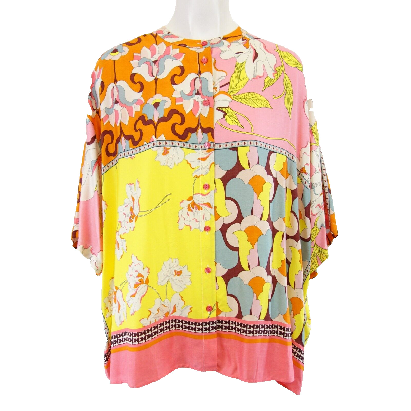 Блузка-туника Damen Bluse MILANO Италия, длина 38 м, вискоза Np119 Neu