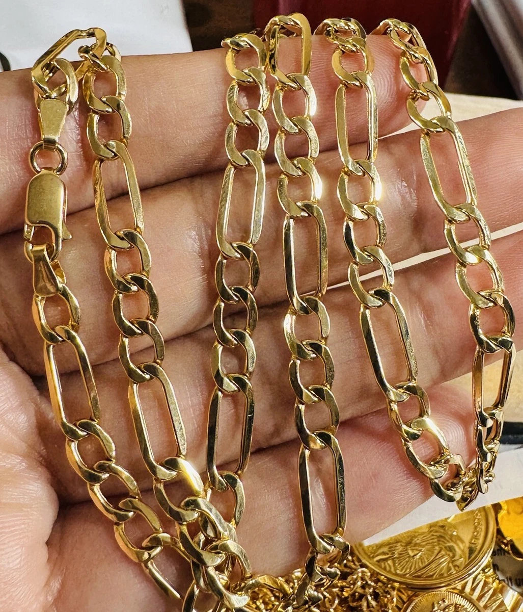 Mens 18k gold clearance chain with pendant