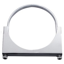 United Pacific 10290 - Chrome-Plated Steel Exhaust Saddle Clamp, 5 Inch