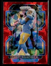 Larry Rountree III 2021 Panini Prizm #401 Red Ice Los Angeles Chargers