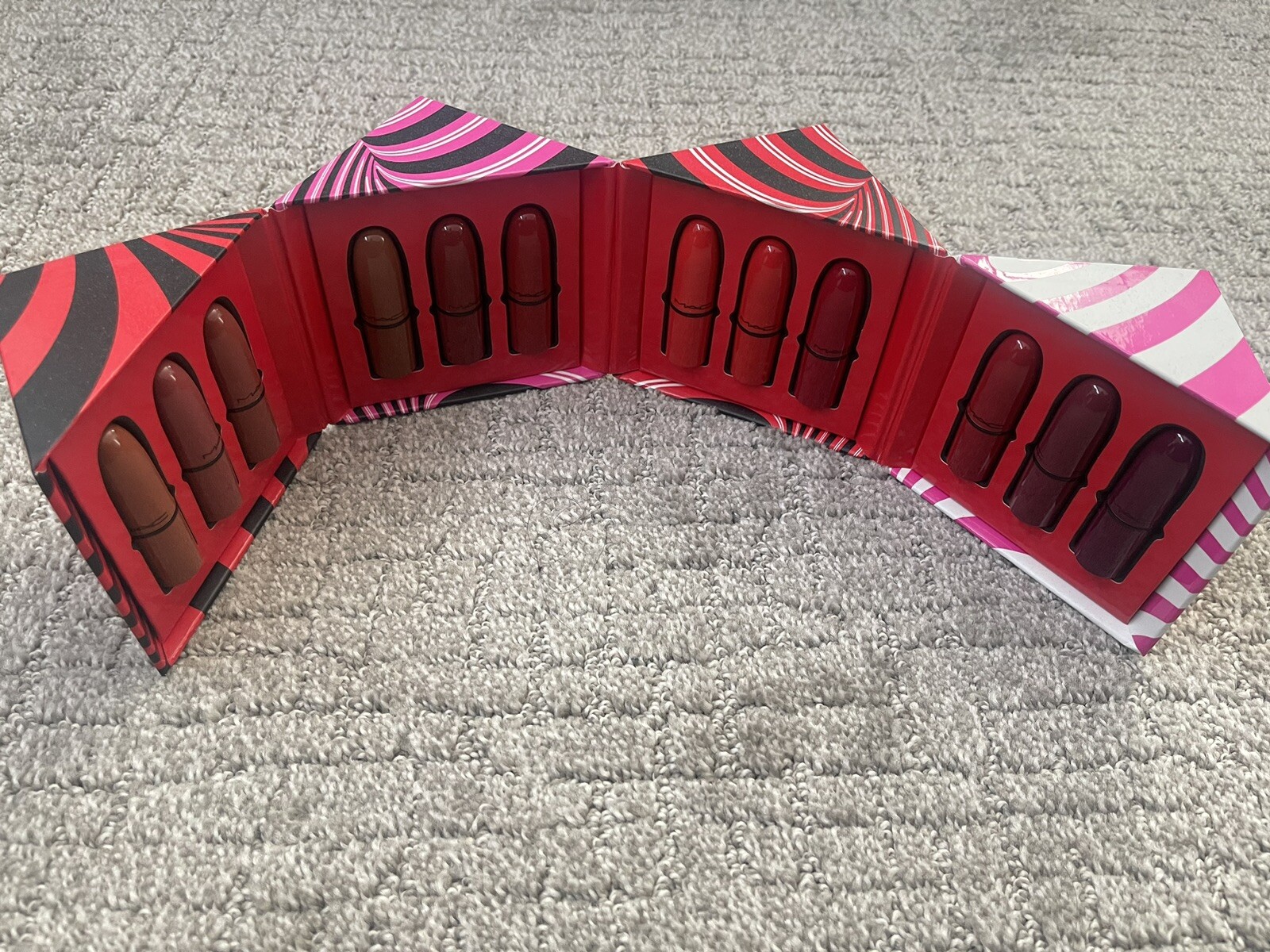 Mac Rouge A Levres Mistletoe Matte Powder Kiss Lipstick X5 Set NIB eBay