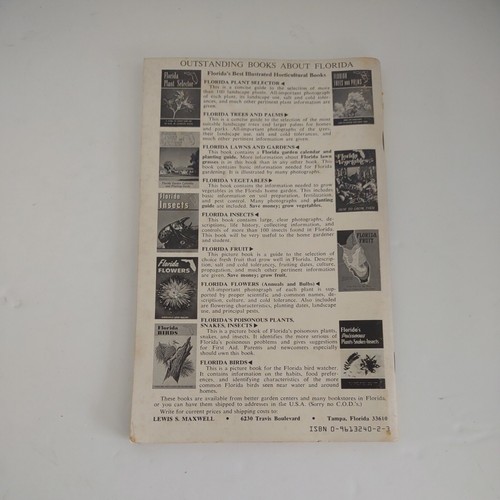 Old Florida Lawns and Gardens Planting Guide Illustrated Paperback 1987 - Foto 2 di 4