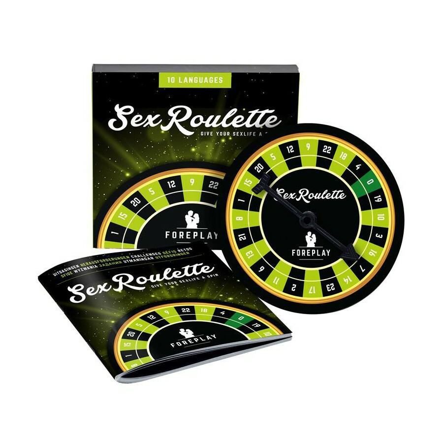 Jeux Érotiques Roulette ForePlay pour Soirée Romantique et Coquine à Deux