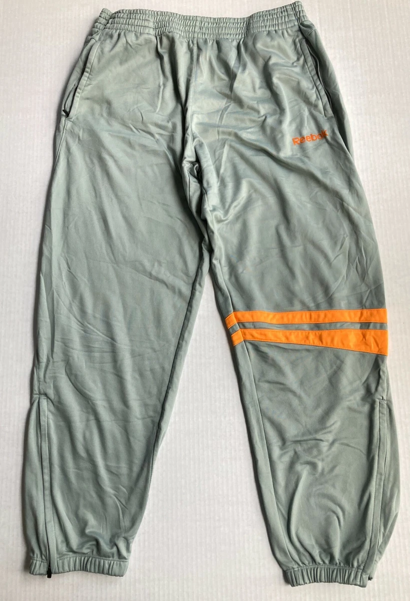 Vtg 90s Reebok Jogger Sweatpants Track Pants Mens Size XL Gray