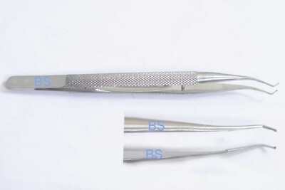 Pince à Suture Cornéenne St. Martin - 1x2 Dents - Plateforme De Nouage 6mm - Pour Microchirurgie