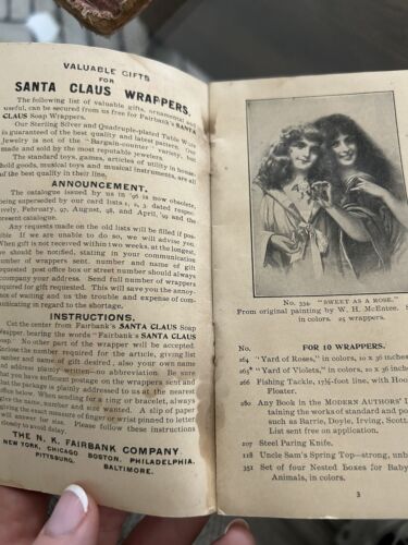 Antique 1899 Santa Claus Gifts All The Year Round Catalog - Picture 3 of 9