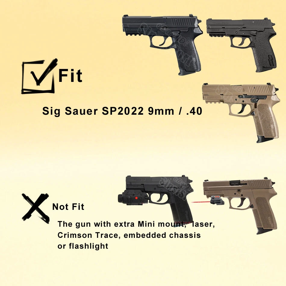 Funda SP2022 Police Duty Fit Sig Sauer SP2022 9mm .40 SP 2022 Nivel 3 Foto 2 de 4