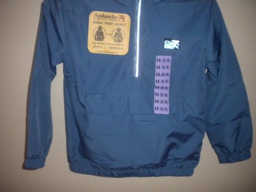 Avalanche Outdoor Supply Co Boys Size XS 5/6 Blue Packable Jacket NWT - Picture 5 of 6