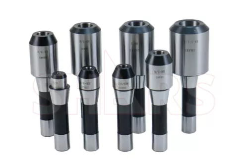 Shars 8 PCS R8 End Mill Holder Set 3/16" 3/8" 1/2" 5/8" 3/4" 7/8" 1" 1-1/4" R[