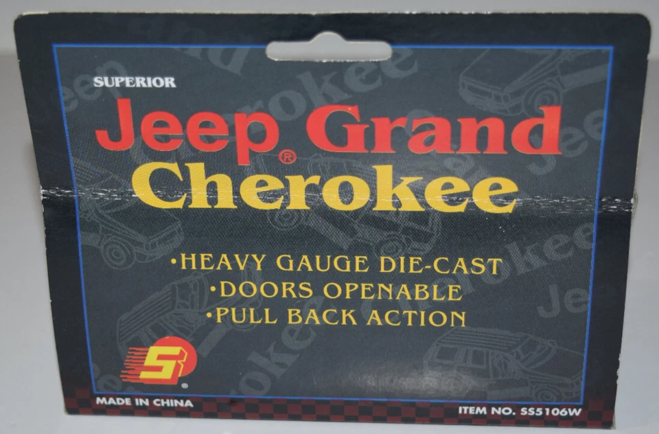 Jeep Grand Cherokee DieCast modelo coleccionable superior Foto 3 de 4