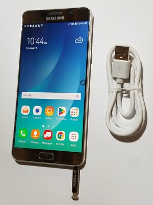 Gold Android Samsung Galaxy Note 5 SM-N920V Smartphone Cell Phone
