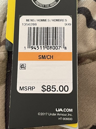Under Armour Men's Rut Fleece Vest Hoodie Forest Camo 1356288-988 Size Small - Picture 3 of 3