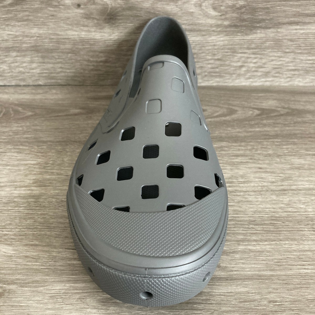 Vans Slip On Trek Pewter Gray Checkerboard Rubber Shoe Men’s Sneaker Size 13 61h8gSwqSmL.jpg main image 4