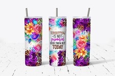 sarcastic skinny 20oz stainless steel tumbler sublimation multicolor lid/straw