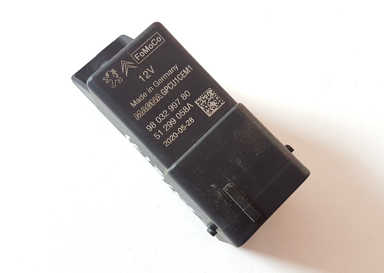 CITROEN C5 AIRCROSS 1.5HDI 2020 RHD GLOW PLUG RELAY OEM 9803299780 