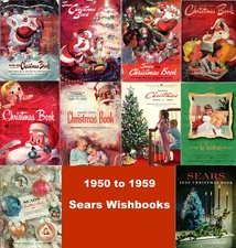 1950-1959 Sears Christmas Catalogs on Disc - In PDF Format