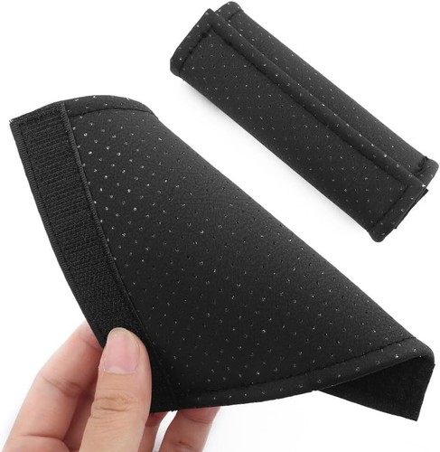 2PCS Inner Car Door Handle Protector with Breathable Hole,Leather Black - Foto 6 di 7