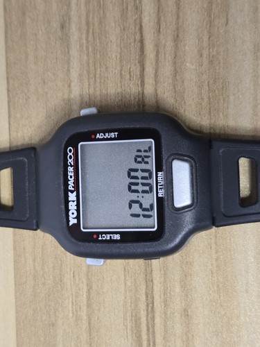 YORK Pacer 200 Heart Rate Monitor Watch Digital With Date Time And Alarm - Picture 3 of 6