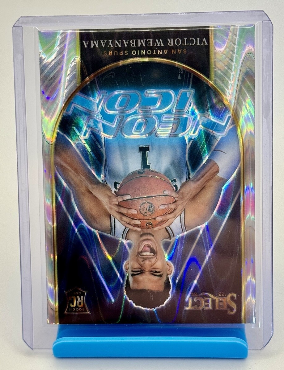 2023-24 Select Victor Wembanyama RC Neon Icon Tectonic Prizm | eBay