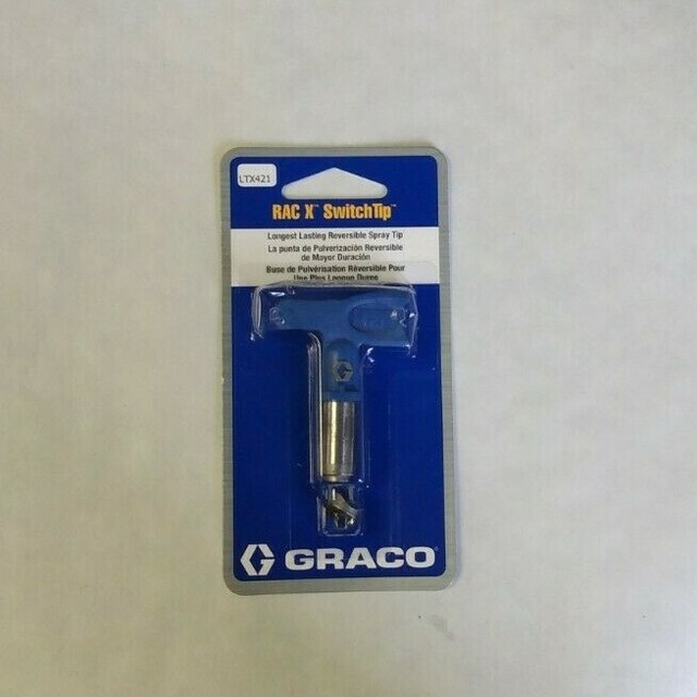 Graco RAC X SwitchTip LTX421 Latex Paint Spray Tip 421 for sale online