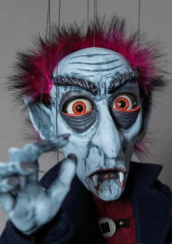 Marionette Vampire - Handmade Original Puppet - Picture 7 of 12