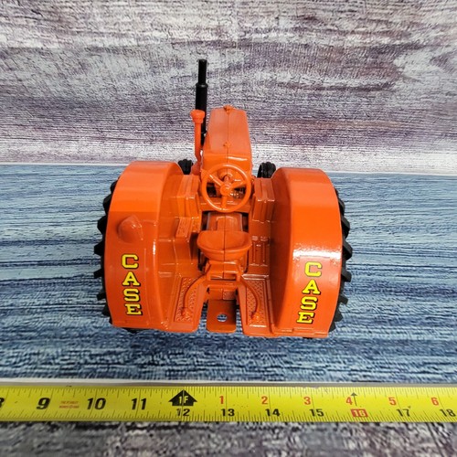 Vintage 1985 Ertl scala 1/16 IH Case 500 diesel con trattore pressofuso frontale arancione - Foto 9 di 15