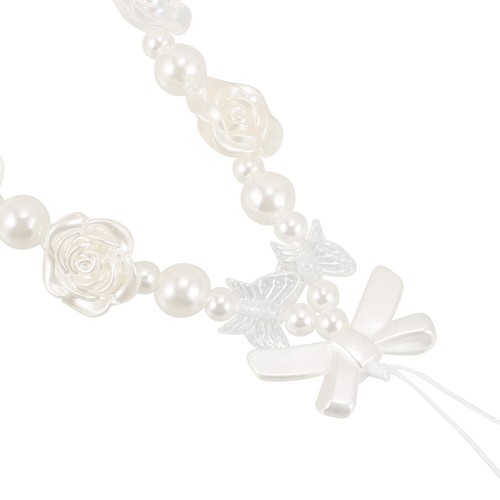 Pearl Mobile Phone Chain Cellphone Lanyard Imitation Charm Strap - Zdjęcie 10 z 12