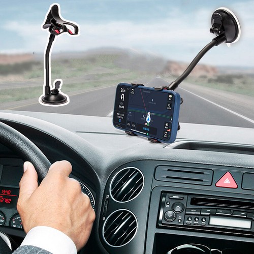 Supporto Per Cellulare Con Clip Regolabile Per Supporto Da Auto Nero + - Zdjęcie 11 z 13
