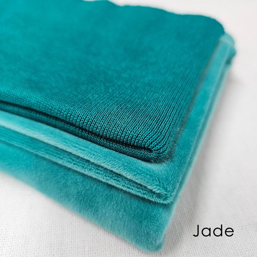 Velour Polar Fleece Anti Pill Fabric with Matching Ribbing Combo Set,Neotrims - Picture 37 of 54