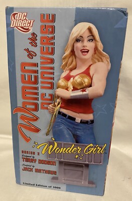 Women of the DC Universe Wonder Girl Statue - DC Direct  series 5.5'' Tall 2.5'' w