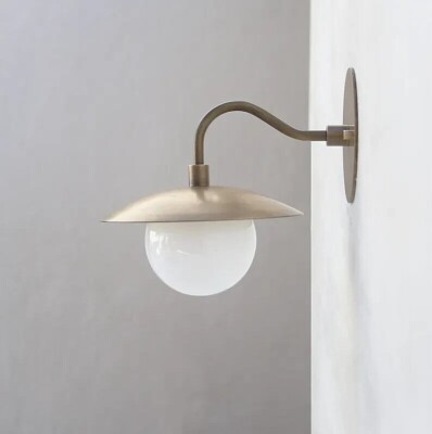 Wall Sconce light, Modern brass light, Bathroom vanity Light, Minimal Sconce