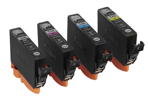 4 Druckerpatronen Canon CLI-526 Set + Fotopapier f. Pixma IX 6520 6550 Multipack - Bild 3 von 4