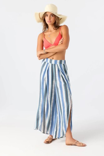 NWT O'Neill Tymea Stripe Fly Away Blue Stripe Beach Pant, Size Medium - 第 3/12 張圖片