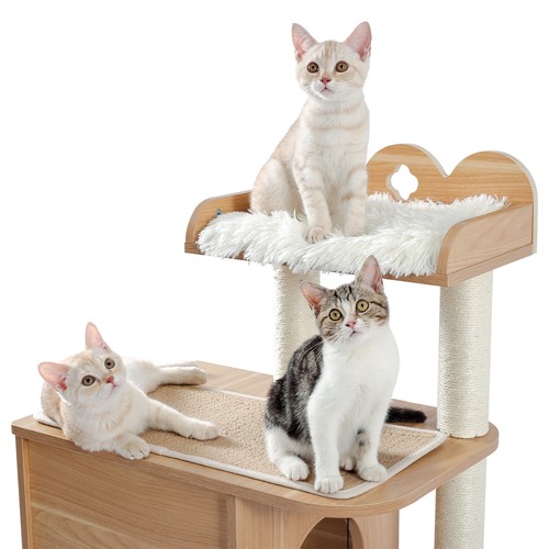 PAWZ Road Kratzbaum XXL Katzenkratzbaum Holz Katzenbaum Sisal Kletterbaum Stabil - Bild 95 von 190