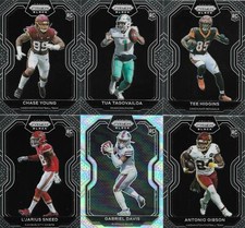 2020 NFL Panini Chronicles Black Prizm Rookie RC Cards - You Pick - Tua, Young +