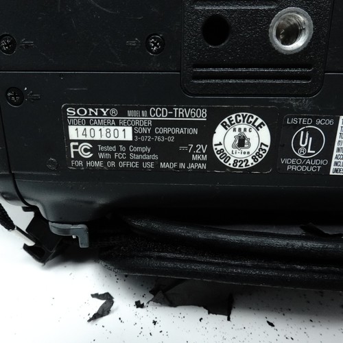 Sony Handycam Vision CCD-TRV608 NTSC Video Hi8 Camcorder Tested & Works! - Picture 11 of 16