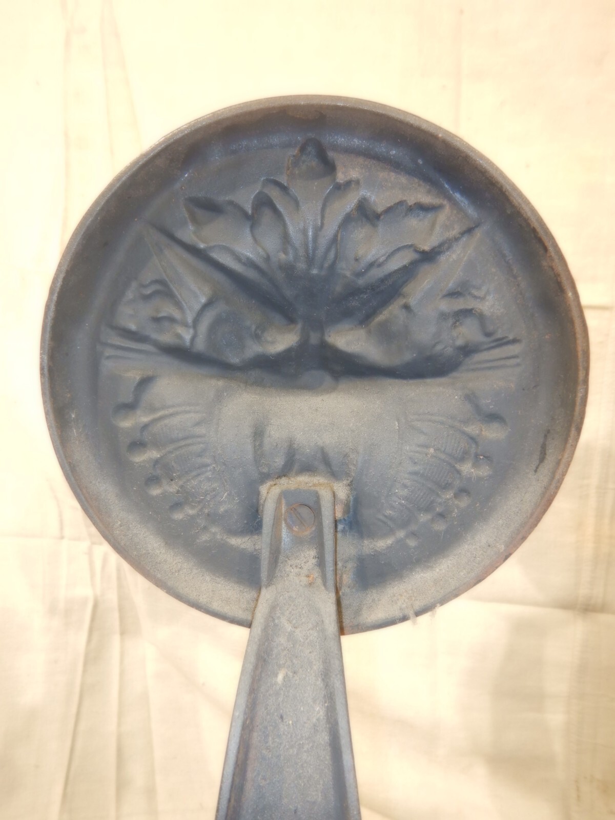 Antique Art Nouveau Gothic Dragon Bradley Hubbard Cast Iron Fireplace Andirons 