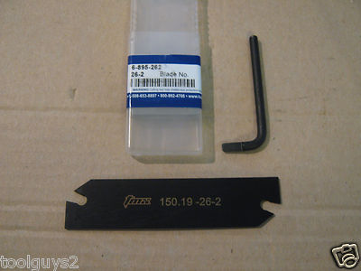 TMX GTN-2 DOUBLE END INDEXABLE CUT OFF BLADE .065''x1.02'' TOOLMEX ''NEW''