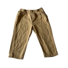 Rylee + Cru 18 - 24 Months Boys Tan Pull-on Cotton Pants Pockets